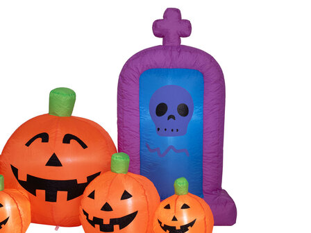 Spook met Pompoenen Opblaasbaar