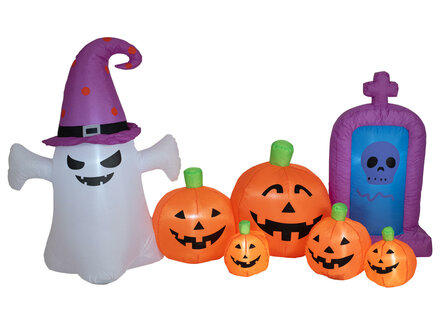 Spook met Pompoenen Opblaasbaar