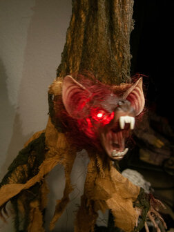 Monster Vampier Vleermuis Hangend Animatron Bewegend Figuur