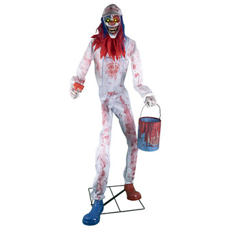 Arty de Gemene Clown met Verfemmer Animatron Bewegend Figuur