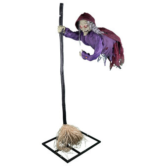 Zwevende Heks Animatron Bewegend Figuur