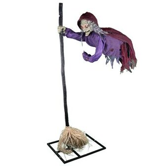 Zwevende Heks Animatron Bewegend Figuur