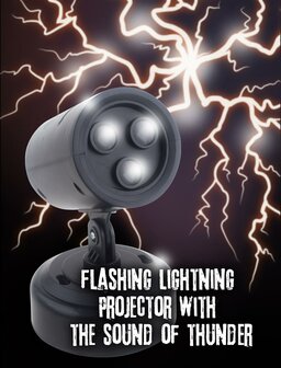 Bliksem Projector met Dondergeluid
