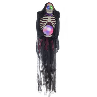 Skelet met Magische Bol Hangdecoratie