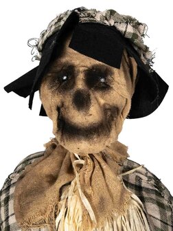 Vogelverschrikker op Schommelstoel Animatronic Bewegend Figuur