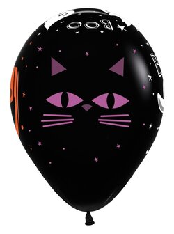 Sempertex Halloween Vrienden Latex Ballon 30cm 25st
