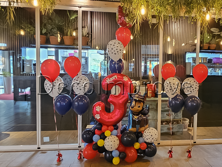 Paw Patrol "3 jaar" Deluxe Collage Ballonnenpilaar