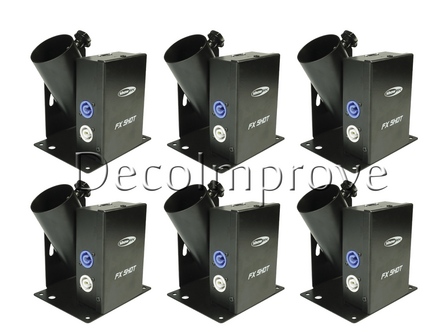 Showtec FX Shot Elektrisch confettikanon Set van 6 01