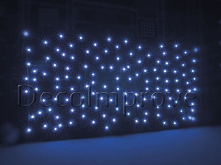 LETsImprove Sterrendoek 6x4m Zwarte stof 192 witte LEDs
