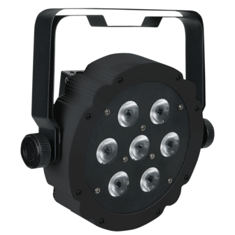 LETsImprove Showtec Compact PAR 7 Tri Zwart RGB LED spot 01