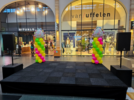 LETsImprove StageDex Compleet Podium 3x4 inclusief afrok en tapijttegels