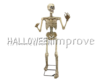 Staand Skelet 150cm Animatron Bewegend Figuur Verhuur