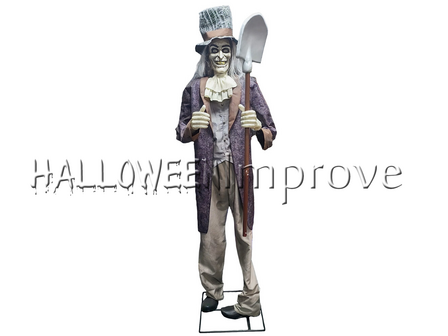 Grafbewaarder Gary Animatron Bewegend Figuur Verhuur