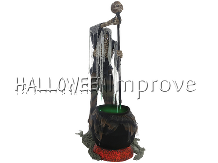 Ketel Griezel Animatron Bewegend Figuur Verhuur