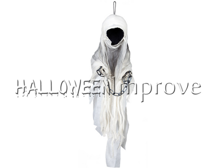 Gezichtloos Spook Hangdecoratie 1m