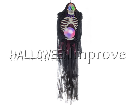 Skelet met Magische Bol Hangdecoratie