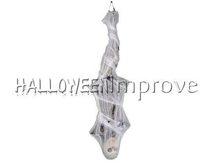 Mummie Worstelend Hangdecoratie met Licht en Geluid