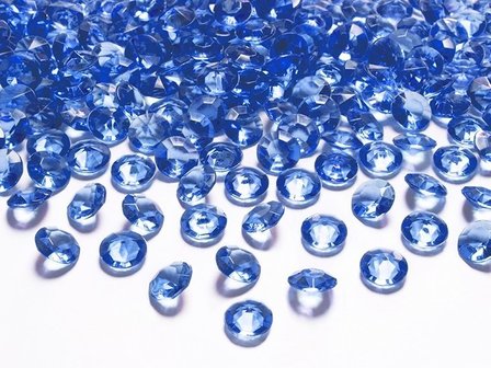 Marine Blauw Tafel Kristallen Diamant 12mm 100st