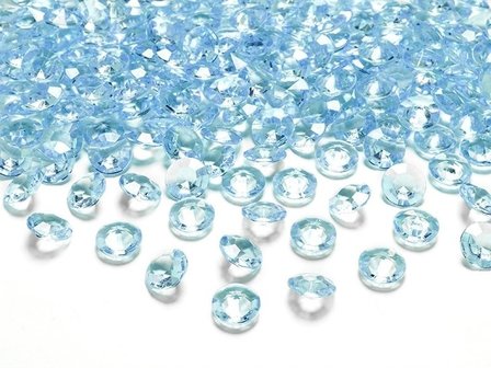 Turquoise Tafel Kristallen Diamant 12mm 100st