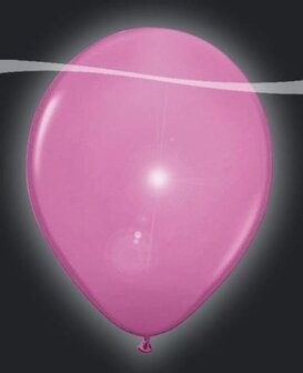 Ballonnen met LEDverlichting Latex Licht Roze 5st