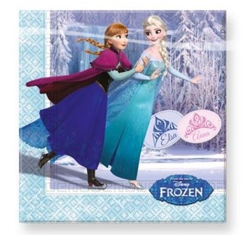 Frozen Schaatsen Tafel Servetten 20st