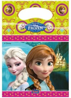 Frozen Zusjes Uitdeel Zakjes 6st