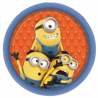 Minions Papieren Borden 8st