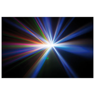 Showtec X-Terminator 3-in-1 Light Effect RGBWA LED Moonflower/Laser en Strobe