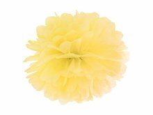 Geel Pompom Decoratie 35cm Yellow