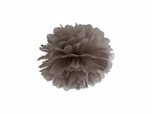 Bruin Pompom Decoratie 25cm Brown