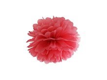 Rood Pompom Decoratie 25cm Red