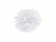 Wit Pompom Decoratie 25cm