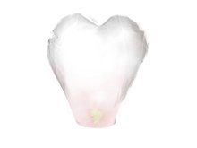 Wit Hart Wensballon Lampion 37x93x95cm pst