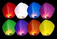 Wensballon Lampion 37x53x95cm 10st