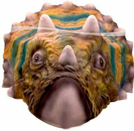 Dinosaurus Triceratops Masker EVA
