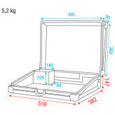 Showtec Case for Showmaster24 &amp; SC-24