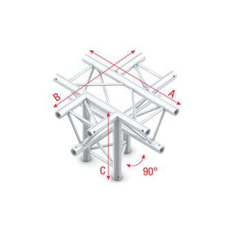 Cross + down 5-way, apex down Pro-30 Triangle P,F,G Truss