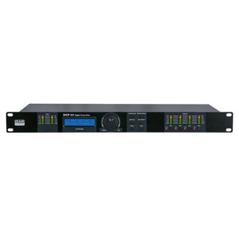 Dap DCP-24 MKII Digitale Crossover met 2 in en 4 out