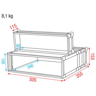 Dap ACA-CDD3 Case for 19 CD-player 3U