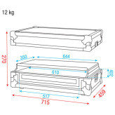 Dap Universal Flight Case 4ch DJ Controll