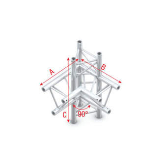 Corner 90&deg; up/down, left Pro-30 Triangle P,F,G Truss