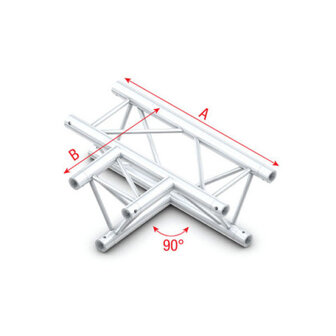 90&deg; 3-way horizontal Pro-30 Triangle P,F,G Truss