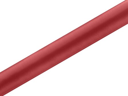 Rood Satijn Rol 36cmx9m Red