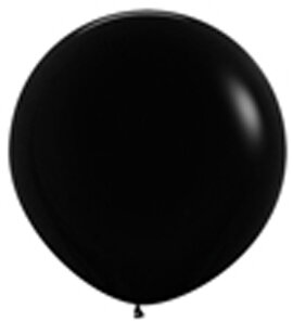 Sempertex Fashion Solid Zwart Jumbo Ballon Black 1st 90cm