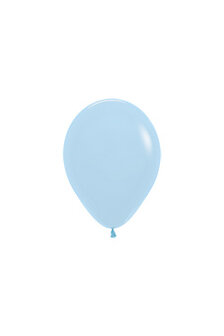 Sempertex Fashion Solid Licht Blauw Latex Ballonnen 12cm 50st Light Blue