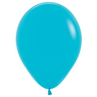 Sempertex Fashion Solid Caribisch Blauw Latex Ballonnen 30cm 50st Caribbean Blue