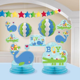 Ahoy Baby Jongen Decoratie Set 10-delig