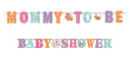 BabyShower &#039;Mommy to Be&#039; Letter Slinger 2m
