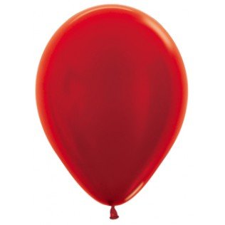 Sempertex Metallic Rood Latex Ballonnen 30cm 50st Metallic Pearl Red