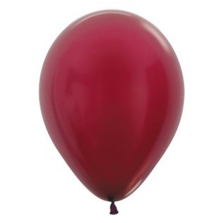 Sempertex Metallic Bordeaux Latex Ballonnen 30cm 50st Metallic Pearl Burgundy